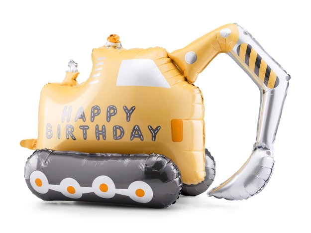 Picture of Foil balloon - Excavator (3D)