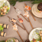 Picture of Paper straws - Woodland animals (6pcs)