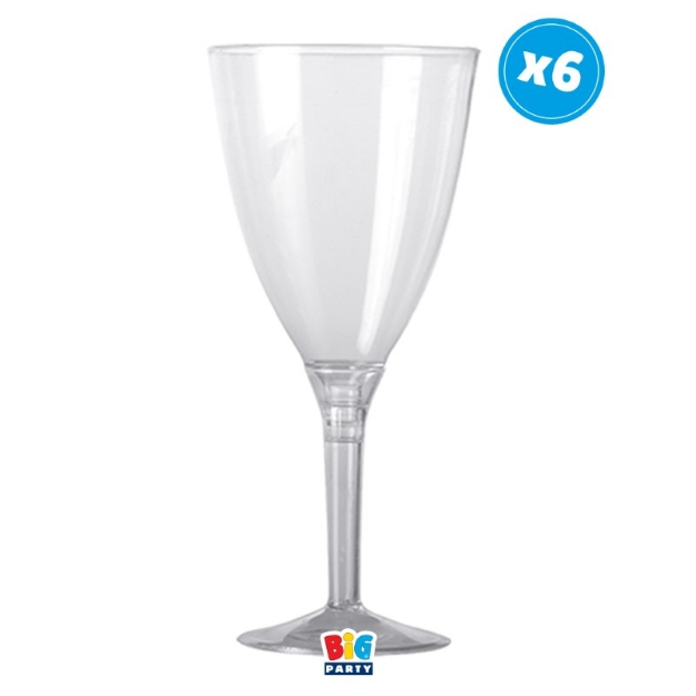 Picture of Plastic Wine glasses (6pcs)