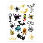 Picture of Temporary tattoos - Halloween Monsters (19 tattoos)