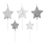 Picture of Candles - Silver stars