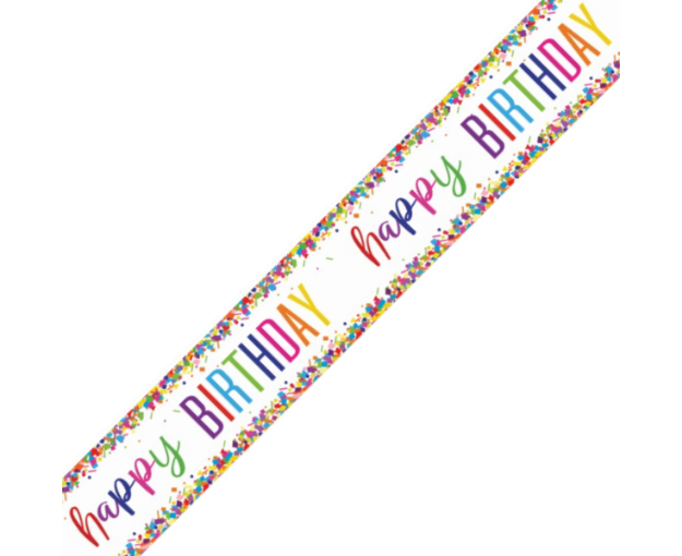 Picture of Banner Happy Birthday foil